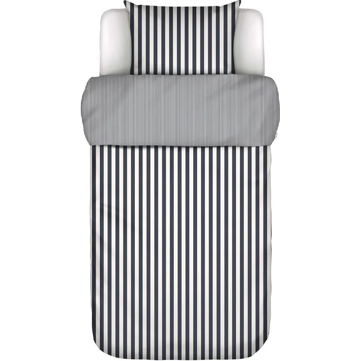 Marc O'Polo Home Bettwäsche Classic Stripe 135 x 200 cm, Navy, Satin, 2 teilig – Bild 1