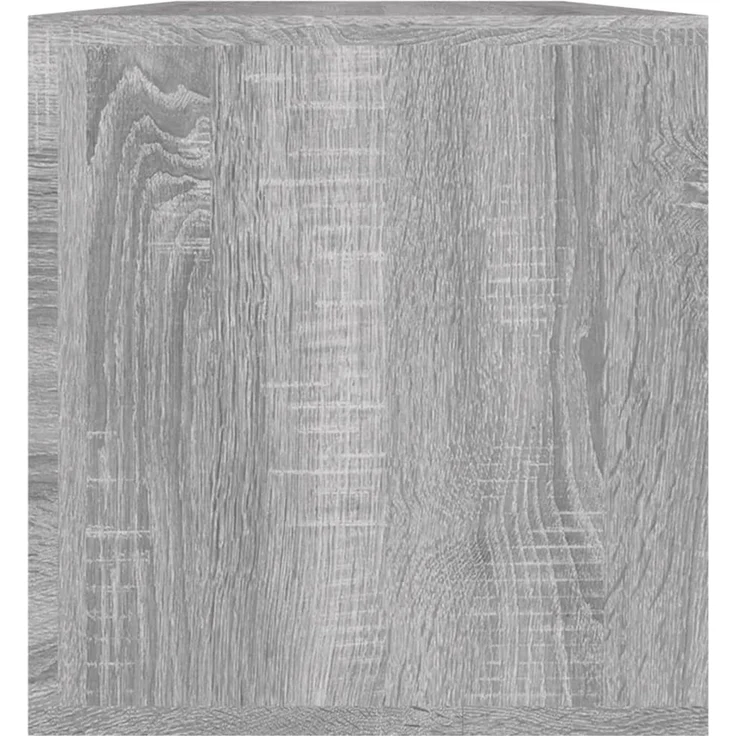 vidaXL Schallplatten-Box Grau Sonoma 71x34x36cm Holzwerkstoff 815253 – Bild 3