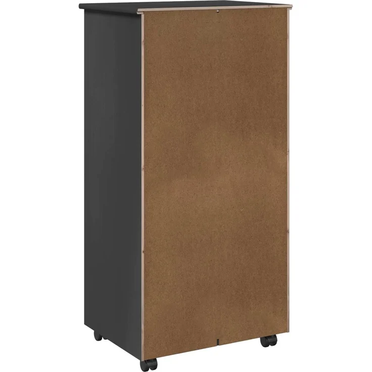 vidaXL Rollschrank MOSS 53 x 39 x 103 cm Massivholz Kiefer Grau 42028370 – Bild 7