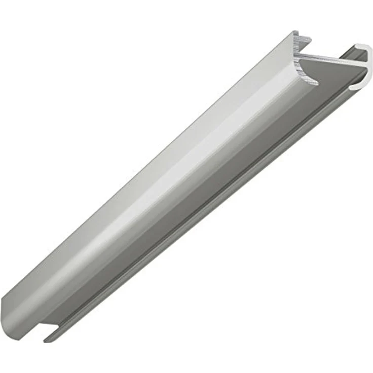 Garduna Gardinenschiene halbrunde Schleuderschiene, 1-läufig, Aluminium – Bild 4
