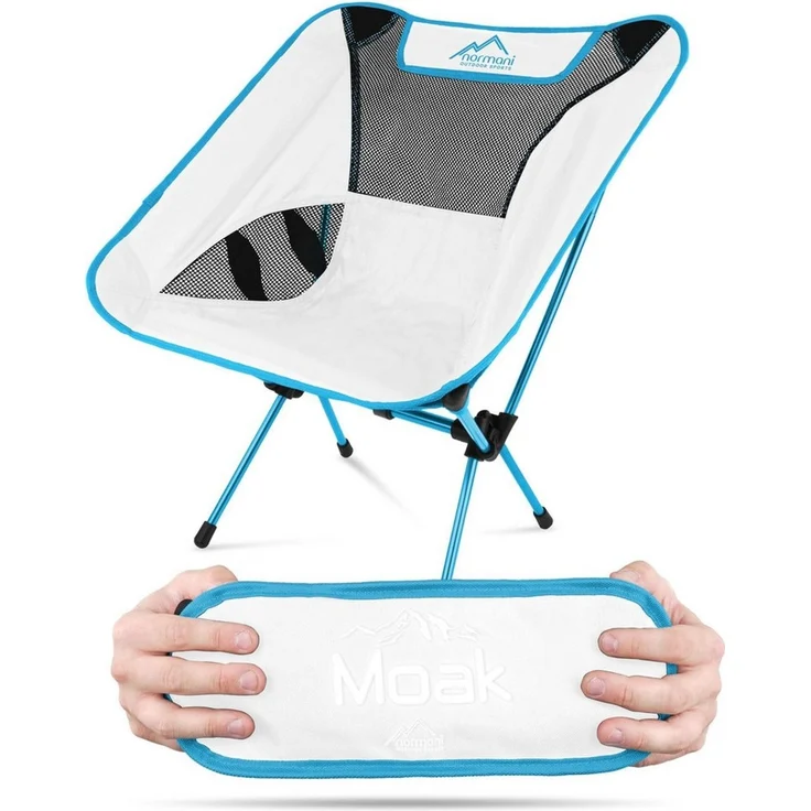 normani Campingstuhl Ultraleichter Campingstuhl Moak, Campingstuhl Angelstuhl - Gartenstuhl bis zu 135 kg – Bild 1