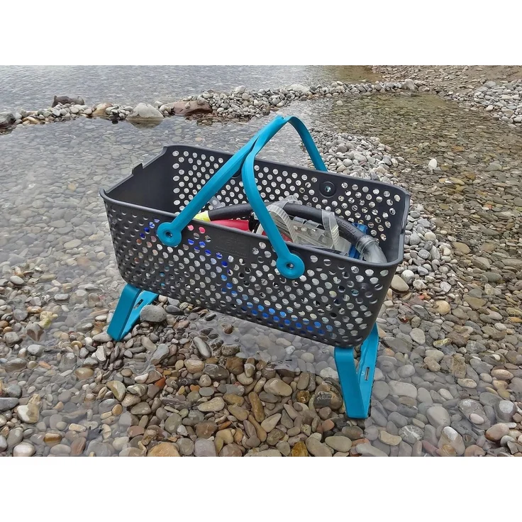 Kajo Erntekorb | grau / türkis (15 L) – Bild 8