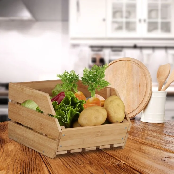 Universal Stapelkiste aus Bambus 10022220 – Bild 2