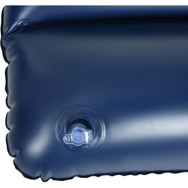 Luftbett Doppel-Luftmatratze mit Handpumpe & Kopfkissen, Blau 203x152x22cm für Camping & Gäste--Blau--203x152x22cm--YOUDENOVA – Bild 8