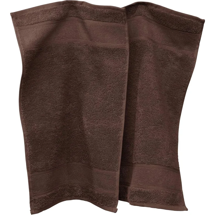 Erwin Müller Gästehandtuch Gästetuch "Karlsruhe" 2er-Pack, Frottier (2-St), Walk-Frottier Uni – Bild 1