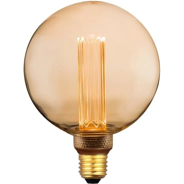 Nordlux Retro-Globus, goldfarbenes Leuchtmittel, 3,5 W, E27 – Bild 1