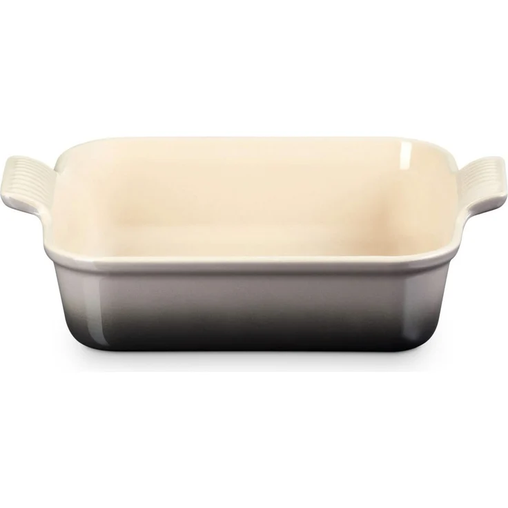LE CREUSET Auflaufform Auflaufform Tradition quadratisch flint 23cm, Steinzeug – Bild 2