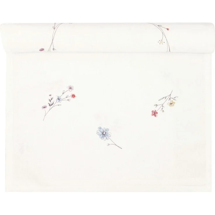 Greengate Tischdecke Venissa Tischläufer white 140x45 cm – Bild 5