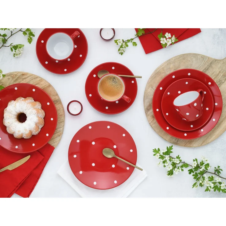Polka Dots Bunt, Kaffeeservice 18-tlg (mo) – Bild 5