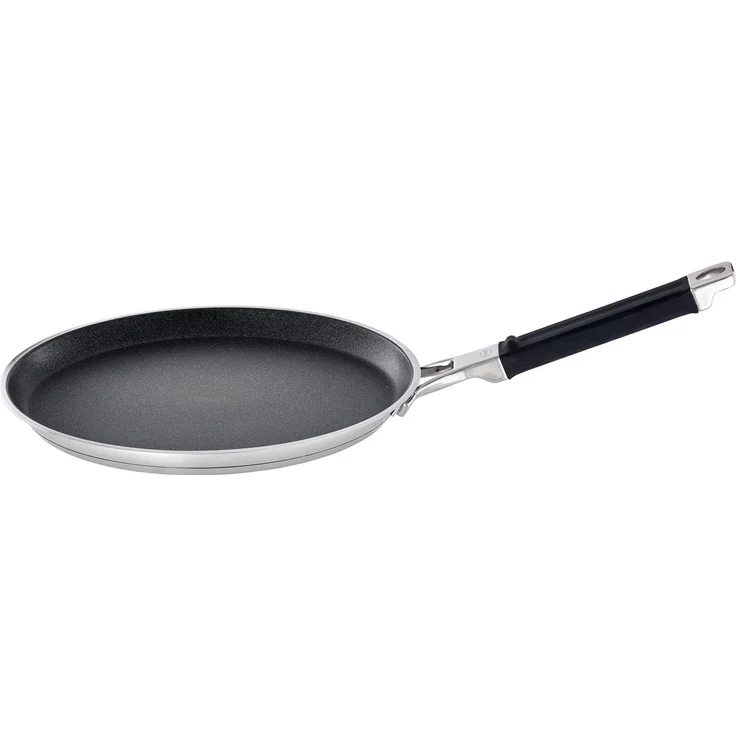 Rösle 'Silence Pro' Crêpes-Pfanne, Edelstahl schwarz, Ø 28 cm – Bild 3