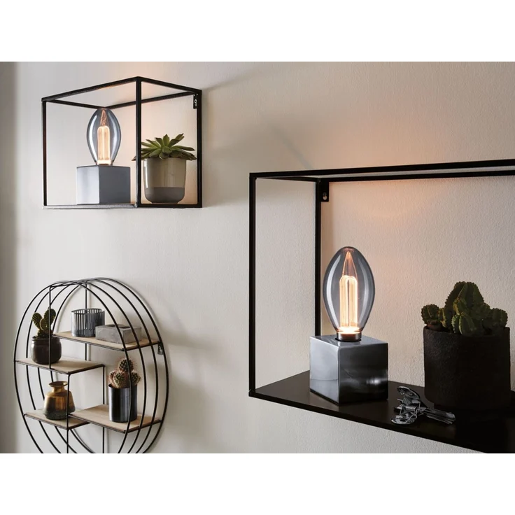 Paulmann 28877 LED Birne Arc E27 Inner Glow Edition 1800K Rauchglas – Bild 3