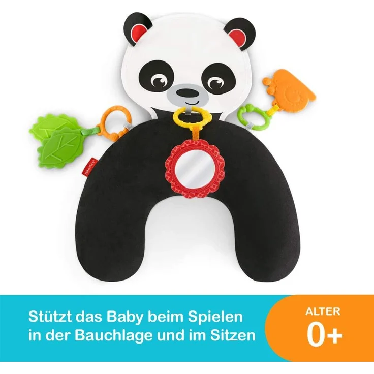 Fisher-Price FXB99 - Panda Spielkissen zum Spielen in der Bauchlage, ab Geburt – Bild 2