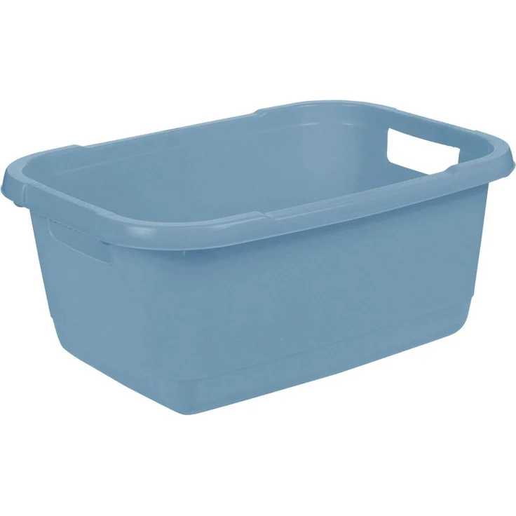 keeeper Wäschewanne, Stabiler Kunststoff, 32 l, Aenna, Nordic Blue – Bild 2