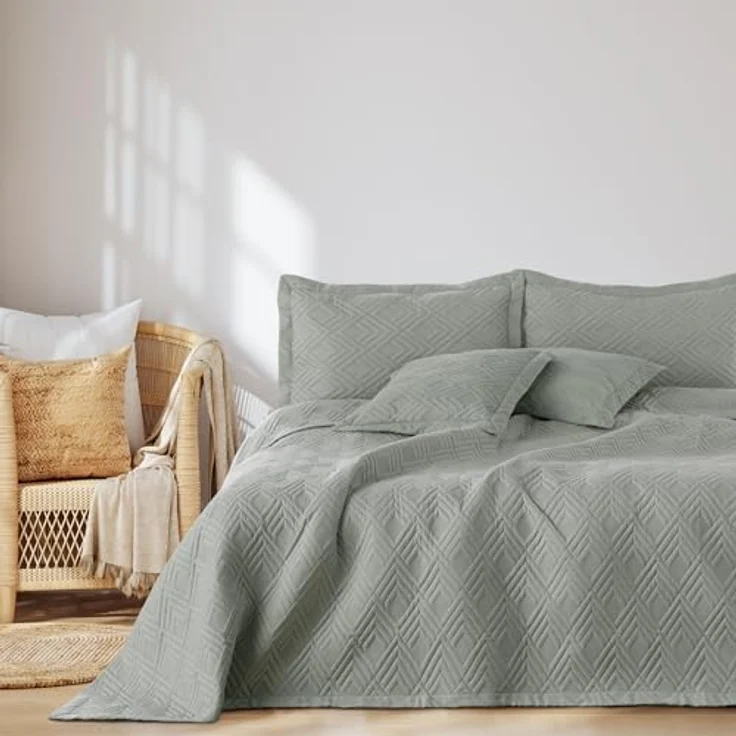 AmeliaHome Tagesdecke Tagesdecke Bettüberwurf Allzweckdecke Wohndecke Steppdecke Ophelia – Bild 2