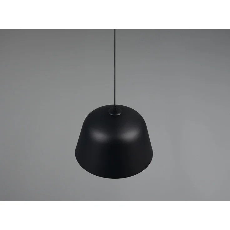 Pendelleuchte TOVA 1-flammig aus Metall höhenverstellbar in Schwarz, Ø 30cm – Bild 8
