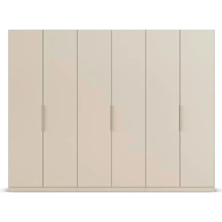 Rauch Möbel MYLORA, Kleiderschrank, Farbe Beige, Breite 271 cm | Schrank mit patentiertem Schnellmontagesystem, 6-türig, Zubehör Classic, für Schlafzimmer, Kinderzimmer, Garderobe, Flur – Bild 10