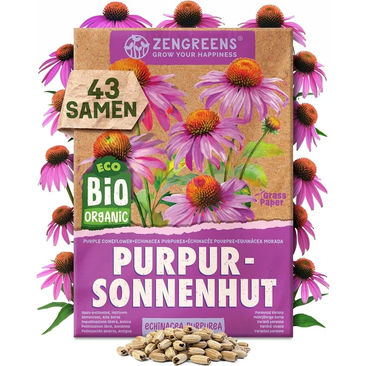 ZenGreens® - Bio Kräutersamen im 40er Set - 40 Kräuter Samen für den einfachen Anbau im Garten, Balkon oder Hochbeet - Pflanzensamen - Saatgut – Bild 42