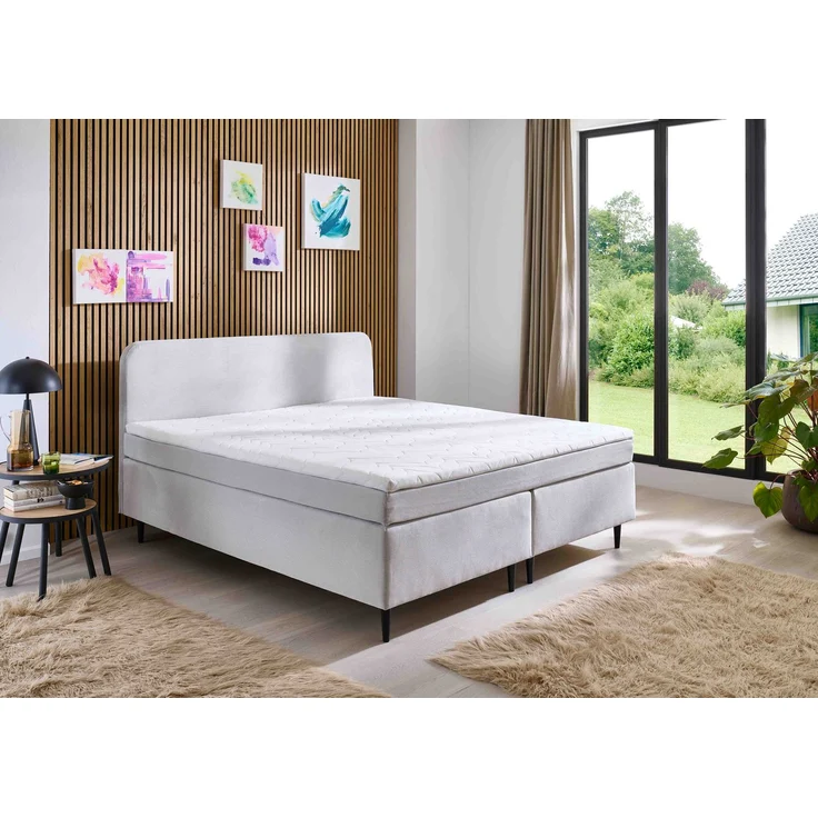 BX 2620 Villach Boxspringbett StoffHolzwerkstoff – Bild 2