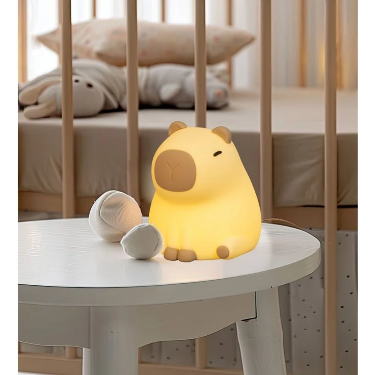 easy! BY FHL LED Tischleuchte Piggy - Children Nachtleuchte, Dimmfunktion, Farbwechsel, Timerfunktion, USB-Ladefunktion, LED fest integriert, Warmweiß, lange Leuchtdauer – Bild 3
