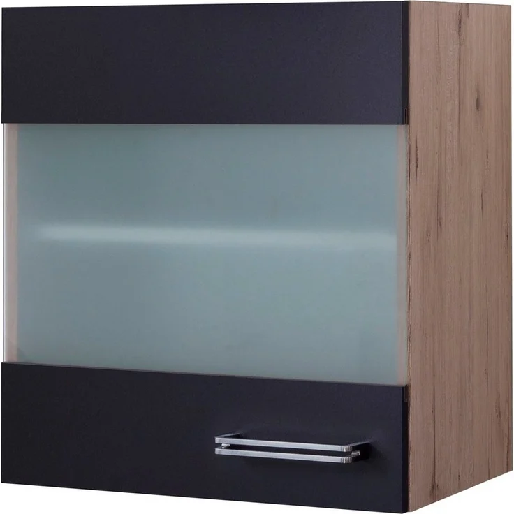 Flex-Well Glashängeschrank Antigua (B x H x T) 50 x 54,8 x 32 cm, mit Stollenglastüren – Bild 4