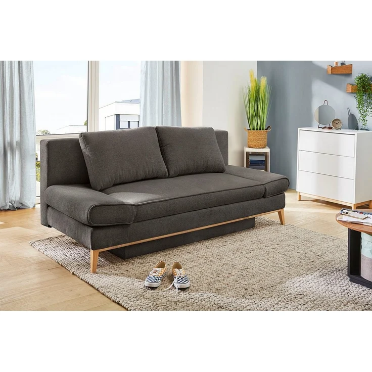Jockenhöfer Gruppe Schlafsofa Yann, inklusive Bettfunktion, Stauraum/Bettkasten, verstellbare Armlehnen – Bild 2