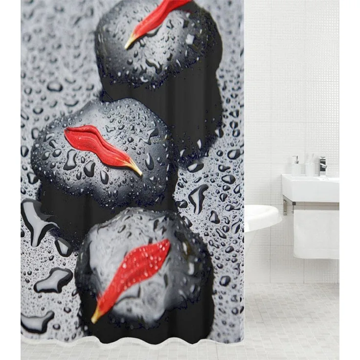 Sanilo Duschvorhang Elegance 180 x 200 cm, 100% wasserdicht, Anti-Schimmel-Effekt, hochwertige Qualität