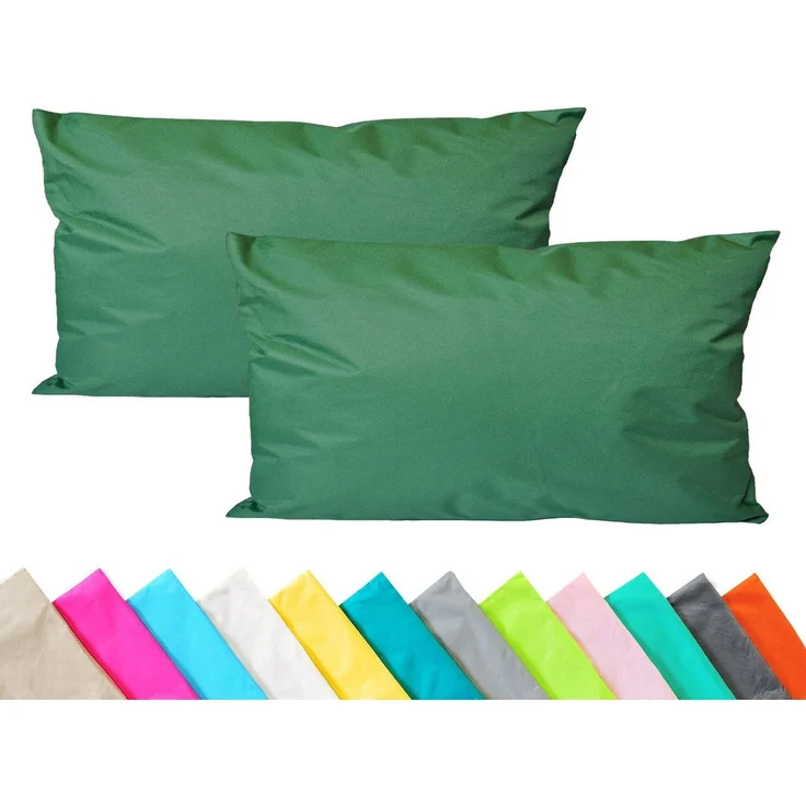 JACK Kissenbezüge JACK 2er Set 30x50cm Outdoor Hülle Wasserfest, (2 Stück), robust und strapazierfähig, Wasserabweisend, für Innen & Außen – Bild 2