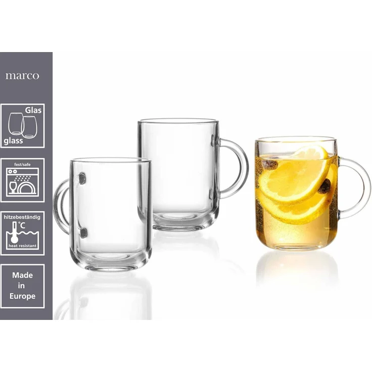 Ritzenhoff & Breker Marco Kaffee- / Glühwein-Glas 330 ml 6er Set – Bild 3