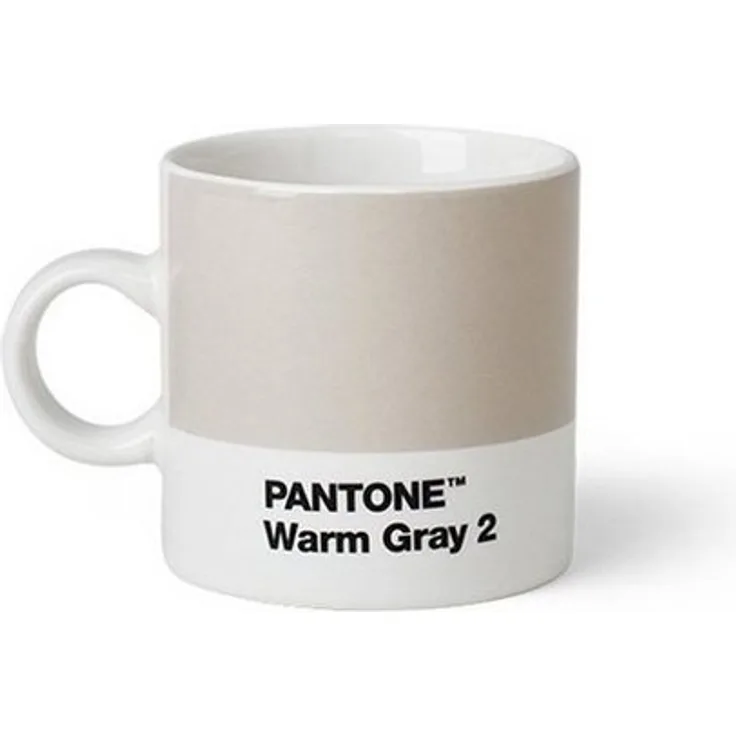 PANTONE Kaffeeservice, Fine Bone, PANTONE Porzellan Espressotasse, dickwandig, spülmaschinenfest, 120ml