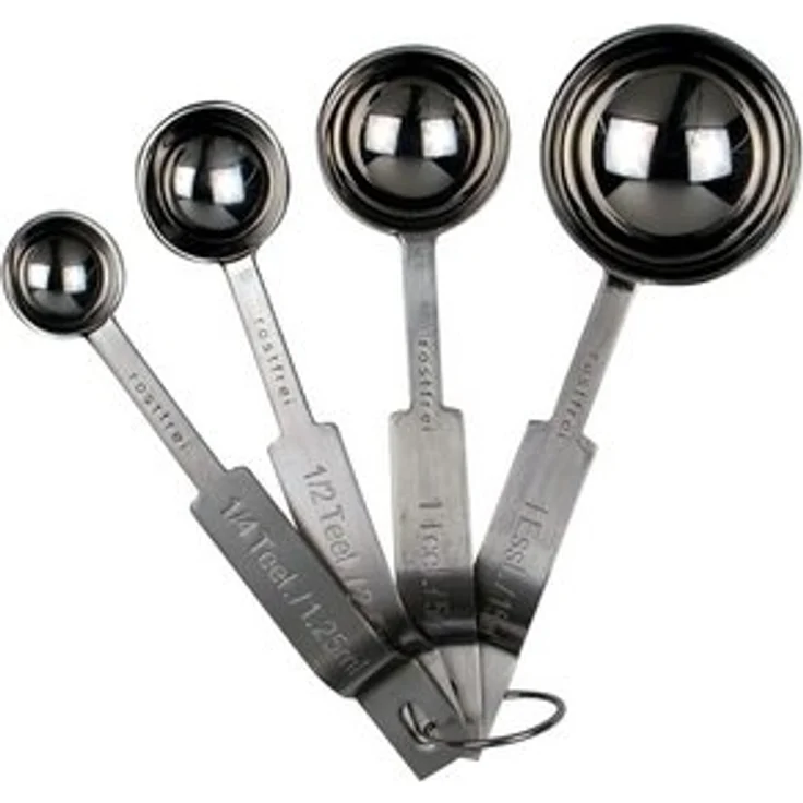 Städter Messlöffel Set, 4-tlg, Dosierlöffel, Portionierer, Backzubehör, Küchenhelfer, Edelstahl, 509207 – Bild 6