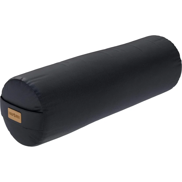 GORILLA SPORTS Yoga Bolster Yogakissen Ø20cm, aus 100% Baumwolle, mit Dinkelfüllung, Yogarolle, Waschbarer, mit Tragegriff, Yogakissen, für Restorative Yoga, Pilates