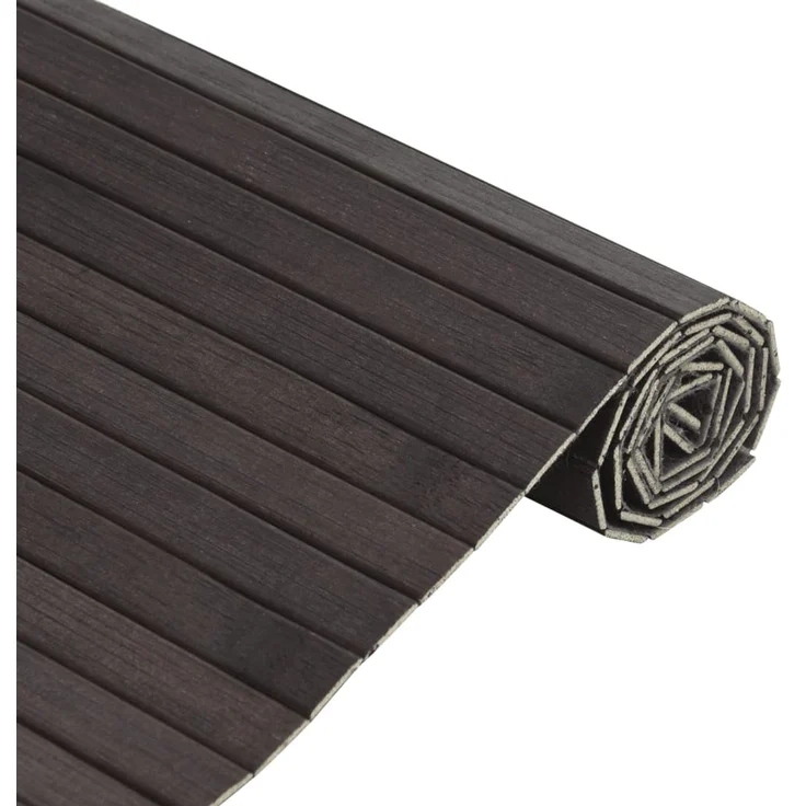 vidaXL Teppich Rechteckig Dunkelbraun 60x200 cm Bambus 376719 – Bild 4