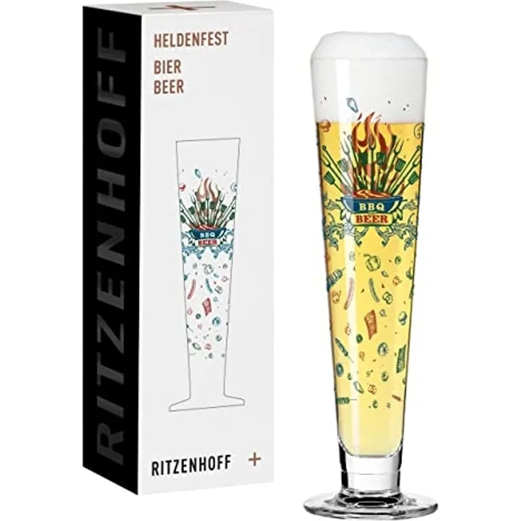Ritzenhoff 1011014 Bierglas #14 HELDENFEST 2percent 2022