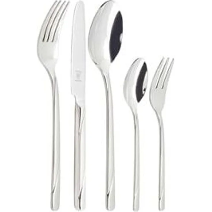 Justinus Besteckset 'Flair' 60-tlg modern, Edelstahl silber