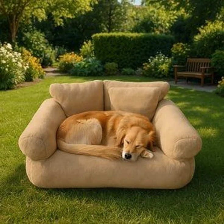 Roxlin Tierbett Hundebett Kleines Hundesofa Flauschig und Waschbar für kleine Hunde – Bild 6