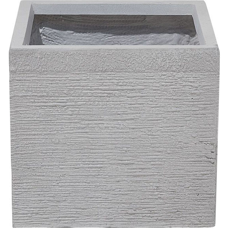 Blumentopf weiß quadratisch 30 x 30 x 28 cm PAROS