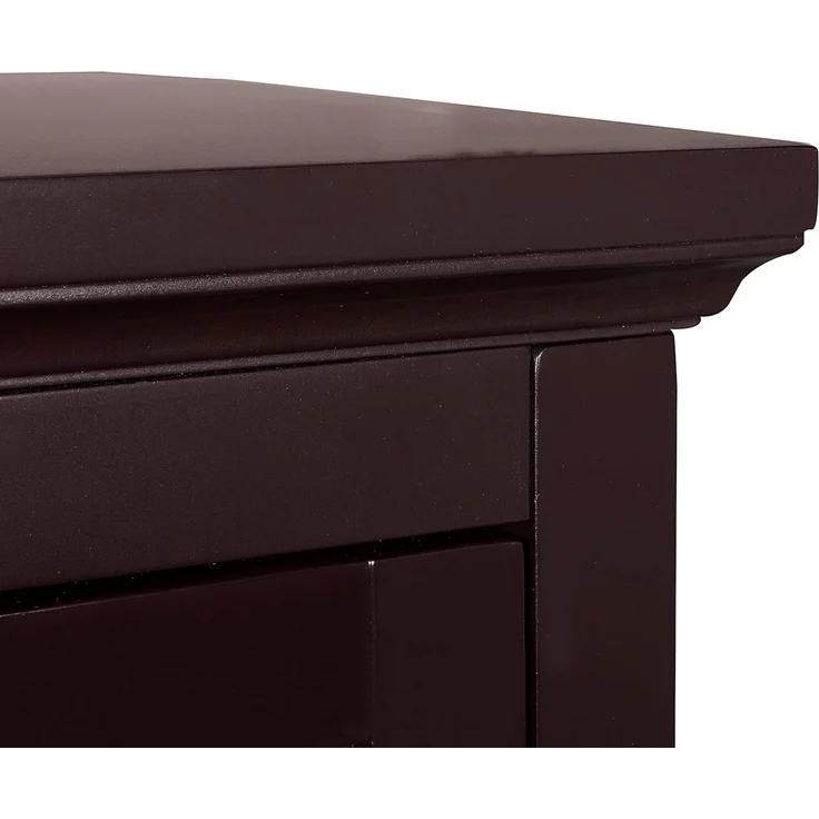 Versanora ELG-595 Badezimmer-Fußboden-Kabinett, MDF, Braun, 66.04 x 33.02 x 81.28 cm – Bild 4