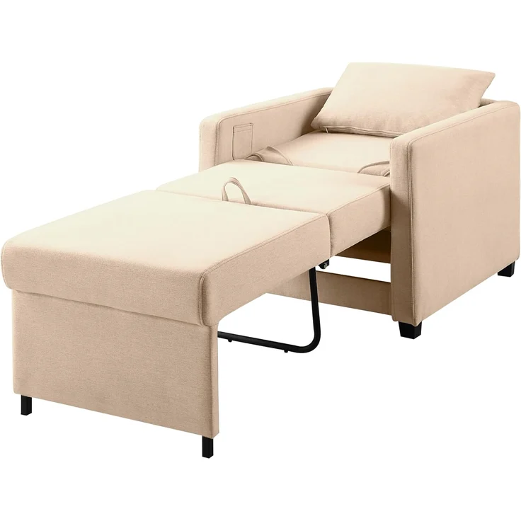 ATLANTIC home collection Relaxsessel Jerry, mit Bettfunktion, als Gästebett und inkl. Kissen – Bild 7