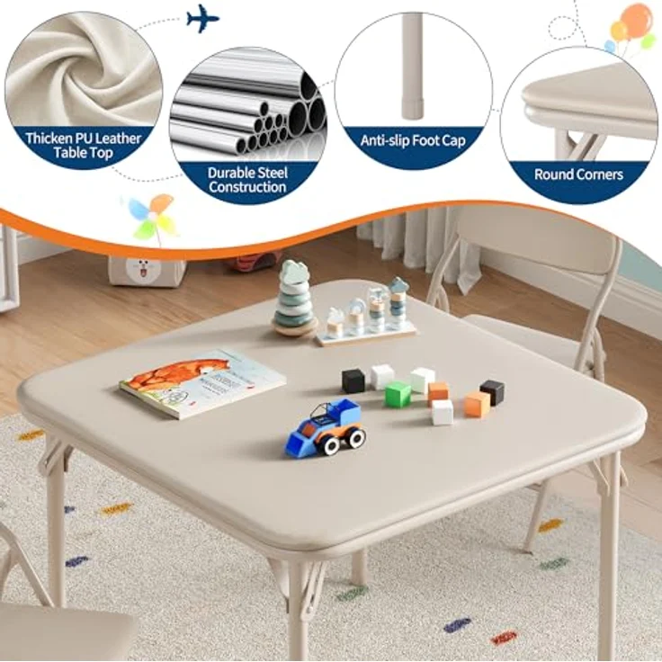 GarveeLife Tisch und Stühlen für Kinder – Bild 8