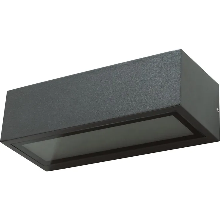 Heitronic Nr. 500021-HE Outdoor Wandleuchte Madura UP- & Downlight anthrazit IP54 E27