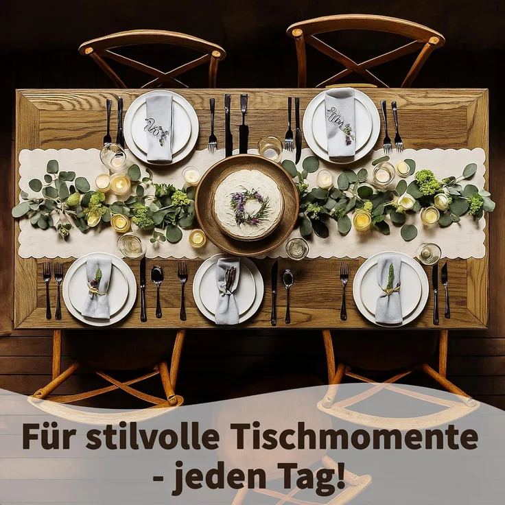 matches21 HOME & HOBBY Tischdecke Tischdecke 90x90 cm in Gelb für Esstisch & Küche (1-tlg), Waschbares Tischtuch mit gewelltem Rand – Bild 8