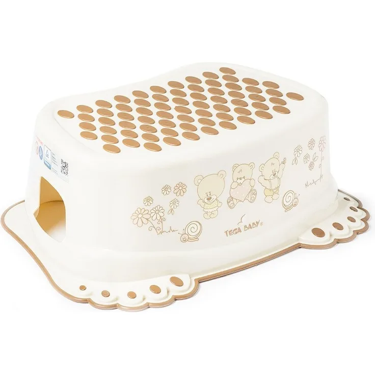 ANTI-RUTSCH-FUSSHOCKER BEIGE BÄR MS-017-119