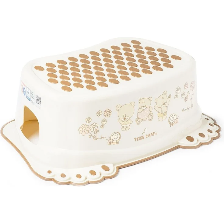 ANTI-RUTSCH-FUSSHOCKER BEIGE BÄR MS-017-119 – Bild 1