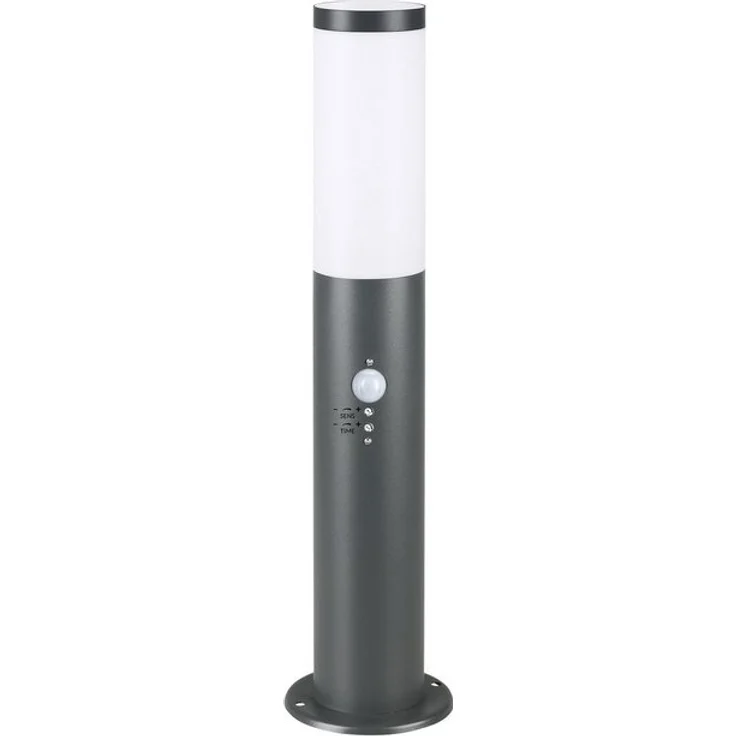 monzana Gartenleuchte, Außenleuchte mit Bewegungsmelder, Einstellbar Edelstahl 50cm IP44 Außenlampe Wegeleuchte Außen Anthrazit – Bild 4