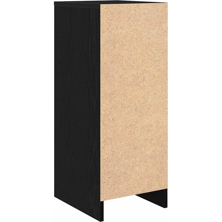 vidaXL Schuhschrank Schwarz Eichen-Optik 29,5x34x76 cm Holzwerkstoff 861860 – Bild 7