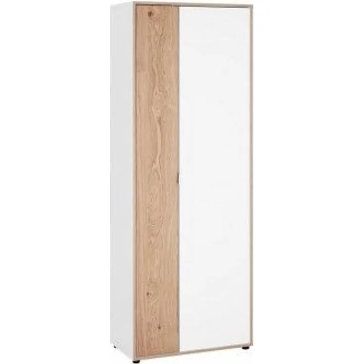 Aktenschrank weiß-eiche