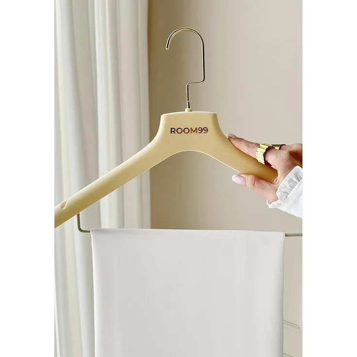 ROOM99 Vorhang mit Kräuselband Aura 140x260 cm Breite x Höhe Schiebegardinen Deko Modern Curtain Gardine Wohnzimmer Schlafzimmer Ecru, 1 Stück – Bild 5