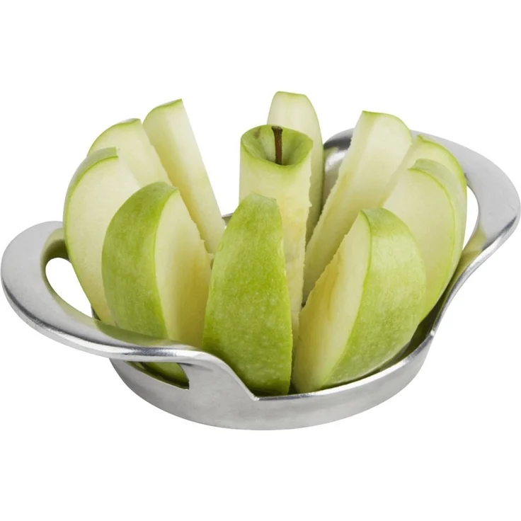 EUROHOME Obstschneider Apfelkernausstecher für müheloses Entkernen, (1-tlg, Obstschneider 17 x 11 x 4,5 cm), Apfelschneider aus Aluminium - Apfelteiler – Bild 1