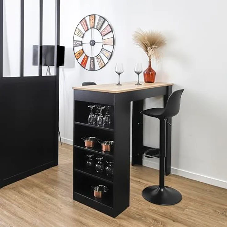 HOME DECO FACTORY Rollcontainer Büro 3 Schubladen Abschließbar Weiß – Bild 10