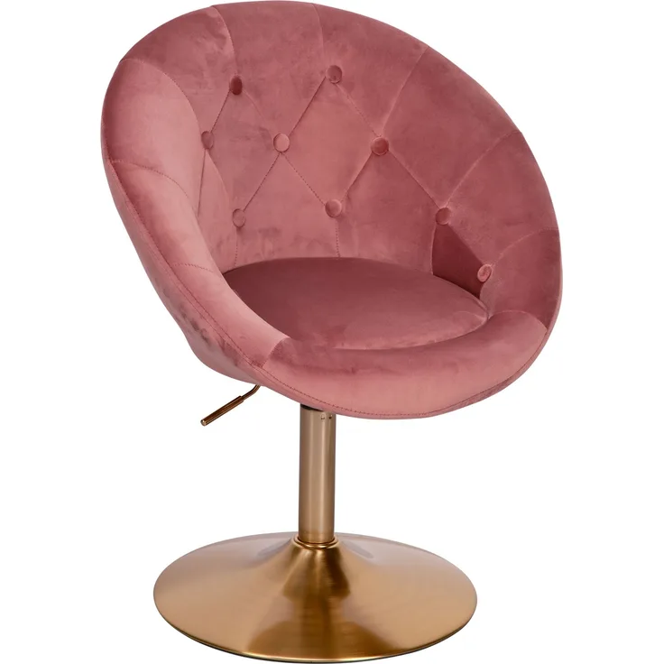 Wohnling Loungesessel WOHNLING, Samt rosa